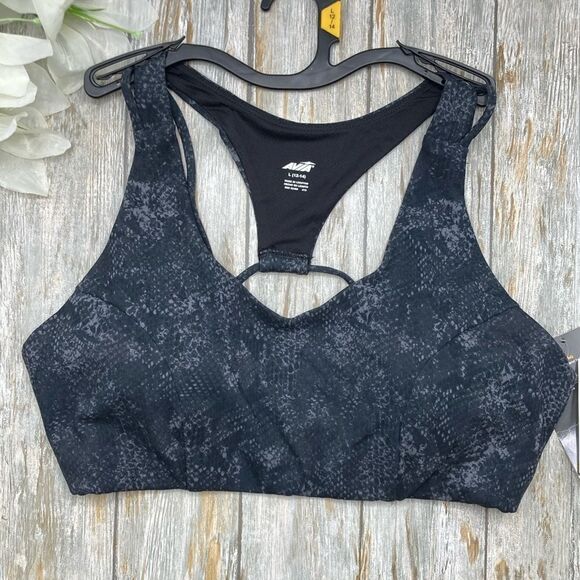 Women’s Snakeskin Print Active Sports Bra 2-Pack Size L - Picture 2 of 10